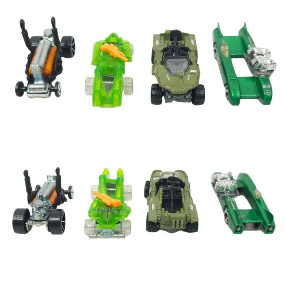 Hot Wheels Dragtor Zombot Halo UNSC Warthog Double Vision Diecast 1:64 Lot Of 4 - Picture 9 of 10